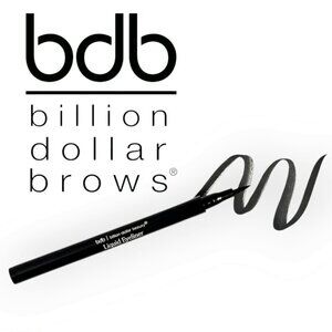 Billion Dollar Brows Liquid Eyeliner Black Waterproof Smudge Proof Felt Tip NWT
